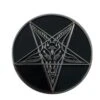 Kreepsville 666 Goathead Baphomet Enamel Pin Badge Black