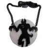Howling At The Moon Acrylic Necklace 2 Howling At The Moon Acrylic Necklace -Kreepsville Shop 419 Image1