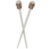 Skull Collection White Hair Sticks