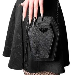 Coffin Mini Crossbody Bat Purse -Kreepsville Shop BCBCBT 5