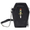 Elvira Dagger Coffin Mini Crossbody Purse -Kreepsville Shop BCBCED