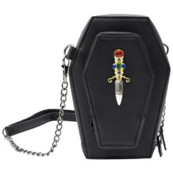 Elvira Dagger Coffin Mini Crossbody Purse