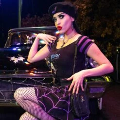 Elvira Dagger Coffin Mini Crossbody Purse -Kreepsville Shop BCBCED 6