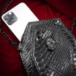 Coffin Mini Crossbody Skull Purse -Kreepsville Shop BCBCSK 7