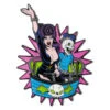 Elvira Ghostcoaster Glitter Enamel Pin -Kreepsville Shop BEEGCG