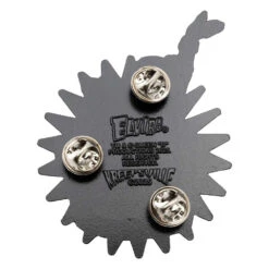 Elvira Ghostcoaster Glitter Enamel Pin -Kreepsville Shop BEEGCG 3