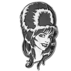 Elvira Mega Head Enamel Pin