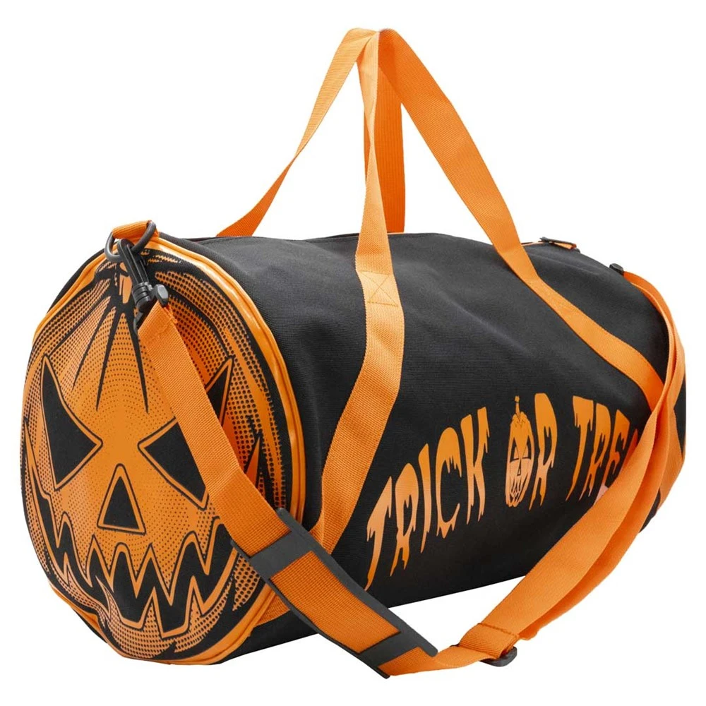 Pumpkin Trick Or Treat Barrel Bag 3 Pumpkin Trick Or Treat Barrel Bag