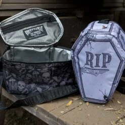 Spooky Rip Coffin Insulated Lunch Bag -Kreepsville Shop BLBCSR 6