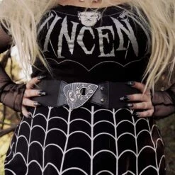 Elastic Waist Belt Go Away Planchette -Kreepsville Shop BTWBGA 5 3e1fe1db e6f1 415c acff b70167b02a05