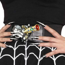 Elvira Dagger Elastic Waist Belt Black 10 Elvira Dagger Elastic Waist Belt Black -Kreepsville Shop BTWEDB 3 5251f8c4 b90b 48b2 8f1f 1ee1250a775c