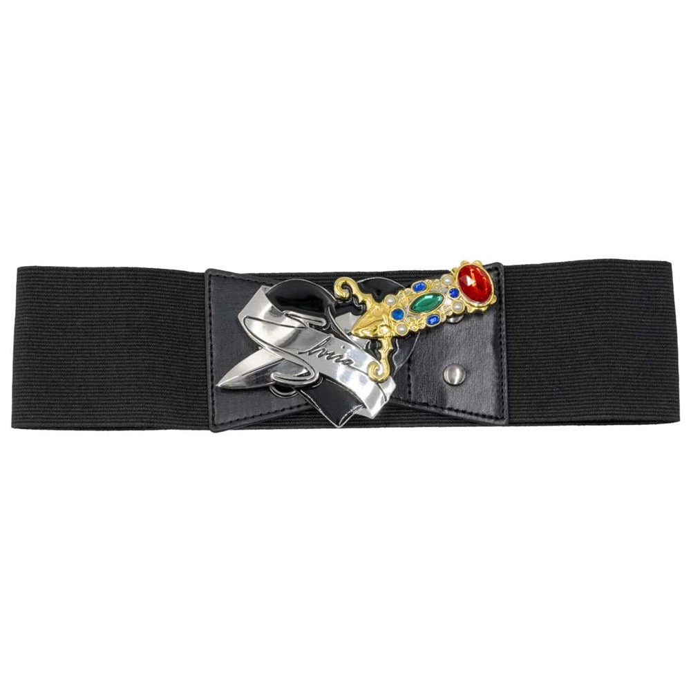 Elvira Dagger Elastic Waist Belt Black 3 Elvira Dagger Elastic Waist Belt Black