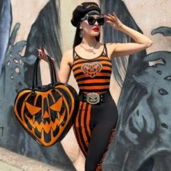 Elastic Waist Belt Trick Or Treat Pumpkin Black -Kreepsville Shop BTWTTPB 5 55b69c00 a2aa 4ff5 a052 1931aa1e7155