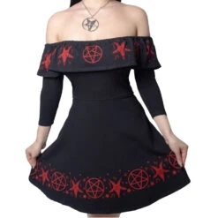 Ruffle Dress Satanic Circle