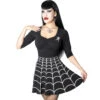 Kreepsville 666 Spiderweb White Skater Dress -Kreepsville Shop DRSKSWW a765e11c 4c36 4d8c 83a1 daa12e49c023