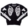 Skeleton Ribcage Bones Cardigan