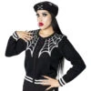 Spiderweb White Cardigan -Kreepsville Shop GCSWW