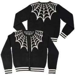 Spiderweb White Cardigan -Kreepsville Shop GCSWW 3