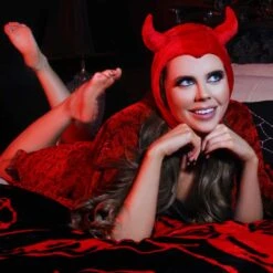 Devil Red Horror Hood -Kreepsville Shop GHHDR 5 92197842 8cc3 4c5c 8506 7786ed843c0c