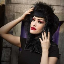 Glamour Black Horror Hood -Kreepsville Shop GHHGB 4