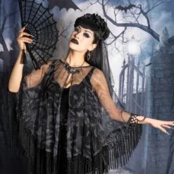 Bat Mesh Cape -Kreepsville Shop GPCBR 5 62987429 03ba 4e75 993c 12624d39ebb2