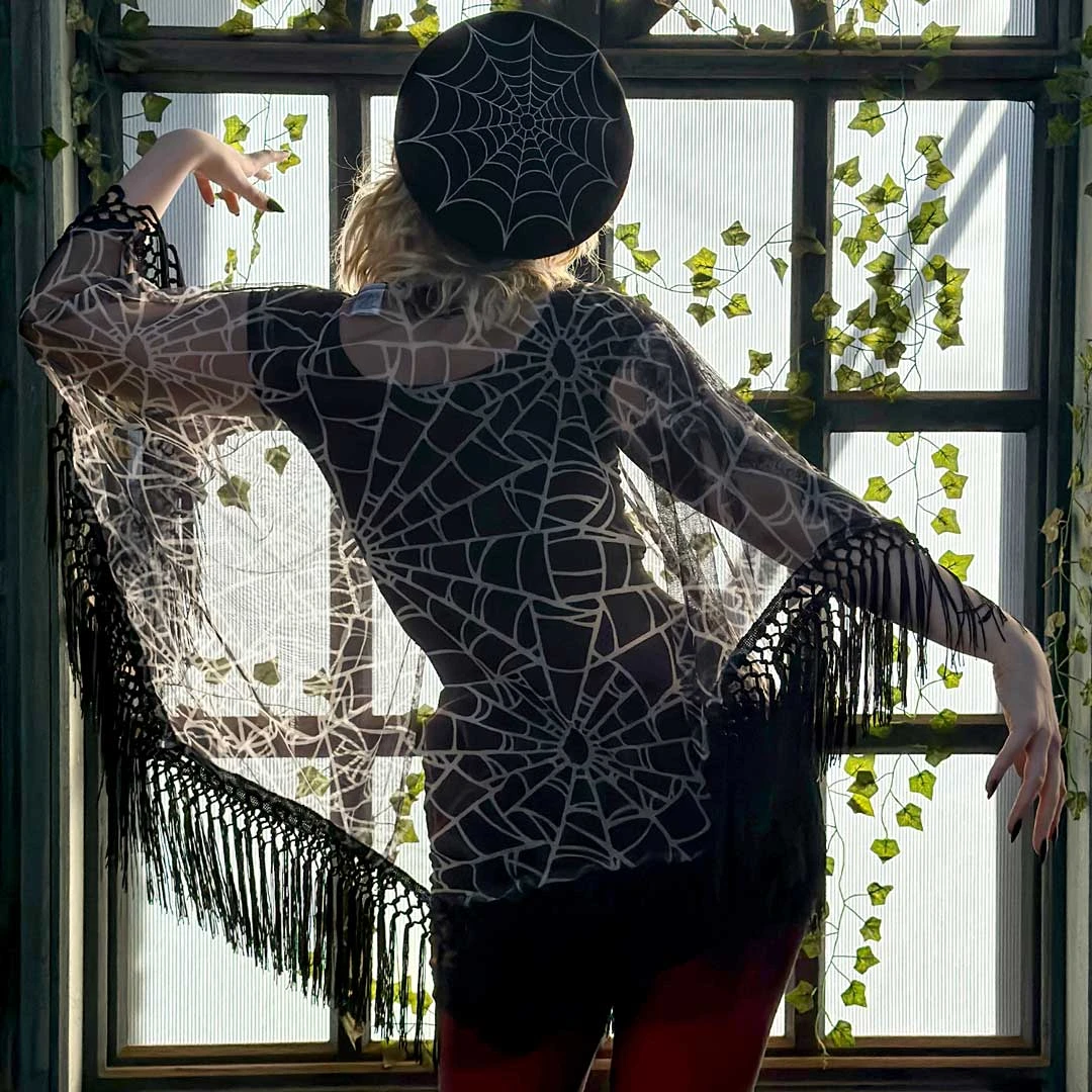 Spiderweb Mesh Cape 7 Spiderweb Mesh Cape - Image 5