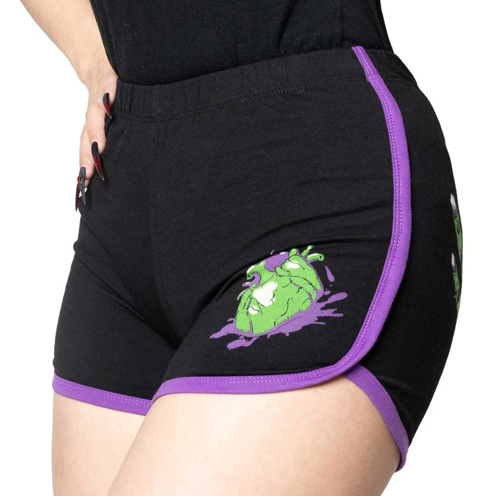 Zombie Hand Womens Booty Shorts 4 Zombie Hand Womens Booty Shorts - Image 2
