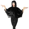Bat Wing Velvet Grey Short Cape