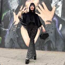 Bat Wing Velvet Grey Short Cape 11 Bat Wing Velvet Grey Short Cape -Kreepsville Shop GSCBWVG 5