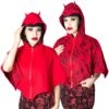 Reversible Devil In Disguise Shoulder Cape -Kreepsville Shop GSCDD