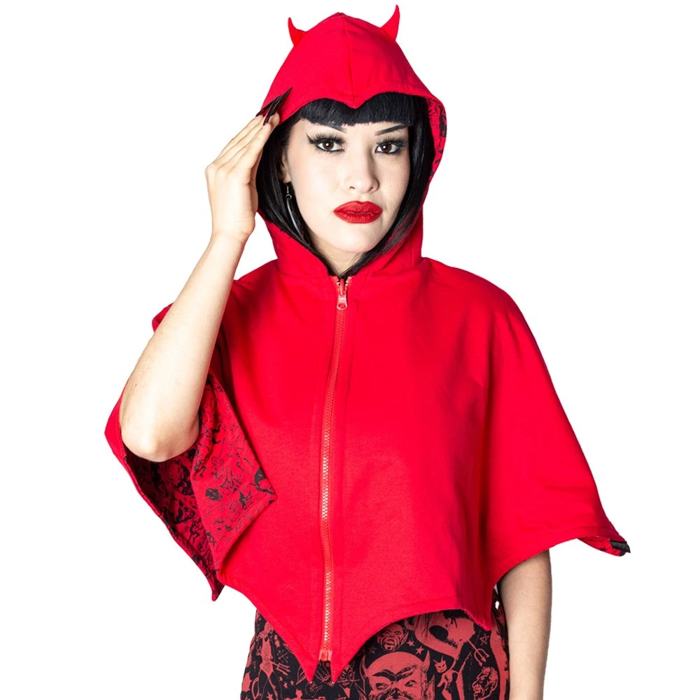 Reversible Devil In Disguise Shoulder Cape 4 Reversible Devil In Disguise Shoulder Cape - Image 2