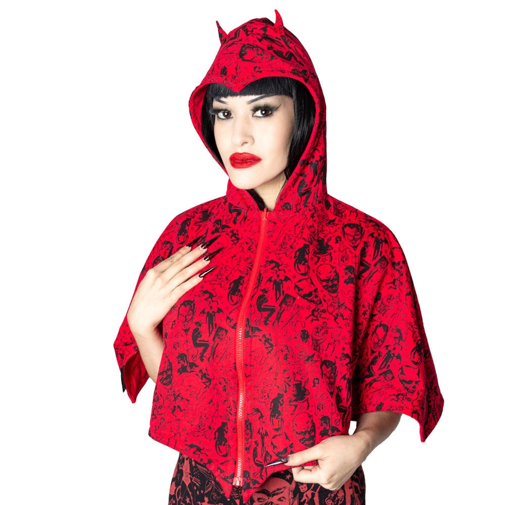 Reversible Devil In Disguise Shoulder Cape 6 Reversible Devil In Disguise Shoulder Cape - Image 4