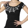 Spiderweb White Shoulder Top -Kreepsville Shop GSTSWW 1e07bbd1 e987 417e 96d9 048b2e289274