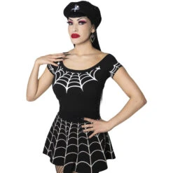 Spiderweb White Shoulder Top -Kreepsville Shop GSTSWW 3 c951d8b5 febc 4e2b b2ea 2e4910761d9d