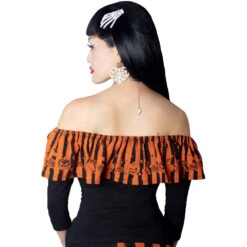 Ruffle Top Trick Or Treat Stripe -Kreepsville Shop GTGTTS 3