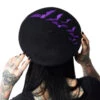 Bat Repeat Purple Beret Hat -Kreepsville Shop HBBBRP