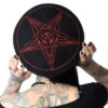 Kreepsville 666 Goat Head Black Beret Hat -Kreepsville Shop HBBGB