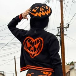 Trick Or Treat Pumpkin Black Beret -Kreepsville Shop HBBTTPB 5 46fde222 59e8 4d39 9868 3d9cf1a5c434