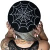 Web Black Beret Hat -Kreepsville Shop HBBWB 2