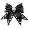 Skull Punk Stud Hair Bow