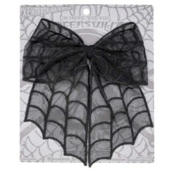 Spiderweb Lace Hair Bow -Kreepsville Shop HBSWL 3