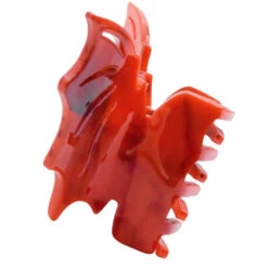Bat Hair Claw Clip Red -Kreepsville Shop HCCBR 3
