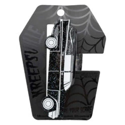 Hearse Black Glitter Claw Clip -Kreepsville Shop HCCHBG 3