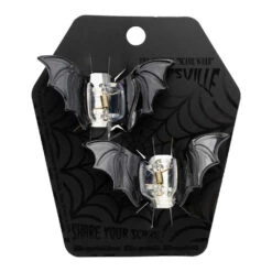 Bat Med Claw Clip Set Black -Kreepsville Shop HCCSMBB 3