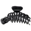 Skeleton Ribcage Hair Claw Clip Black