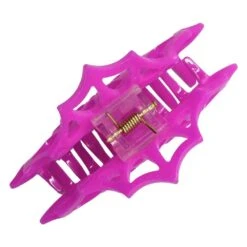 Spiderweb Hair Claw Clip Pink 9 Spiderweb Hair Claw Clip Pink -Kreepsville Shop HCCSWP 3