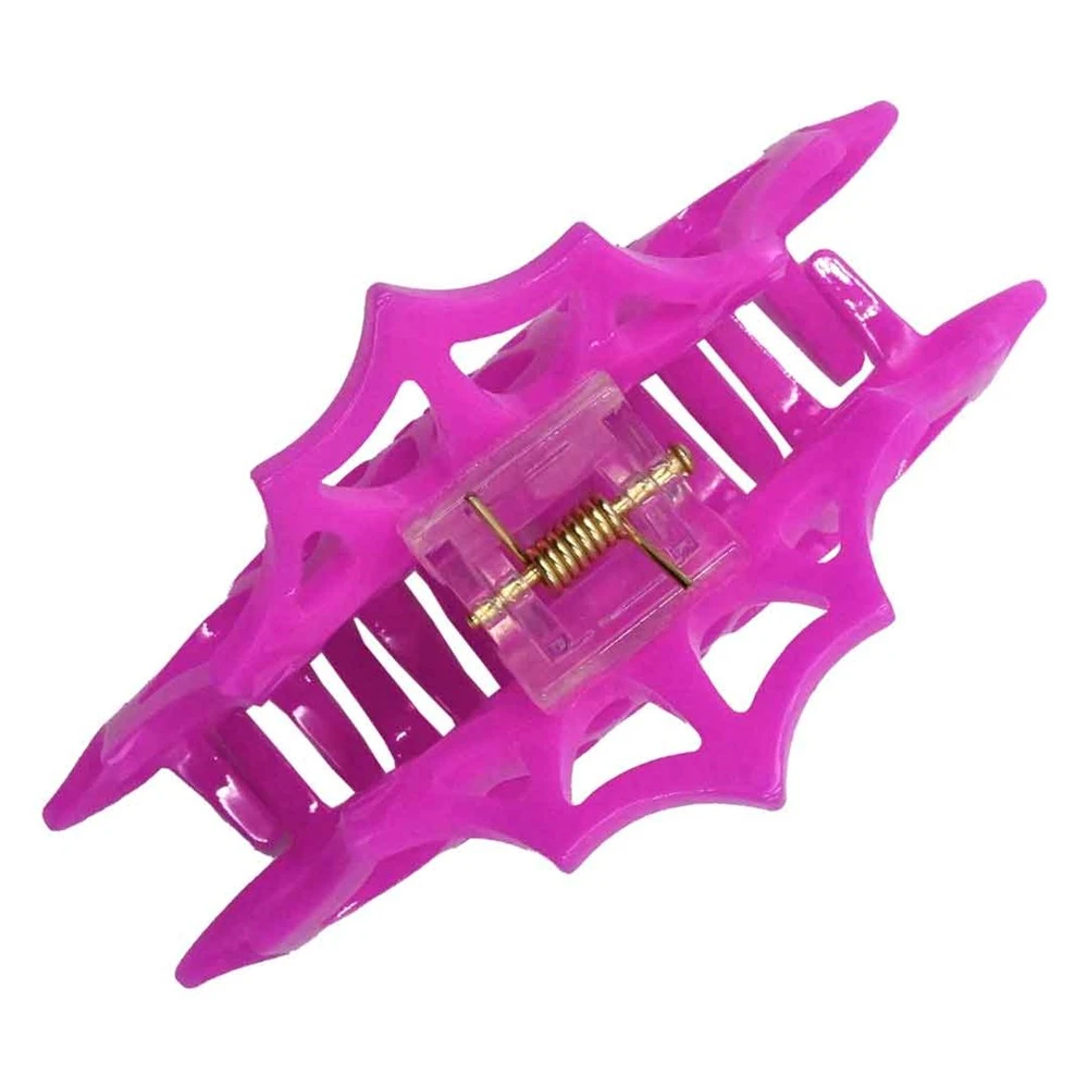 Spiderweb Hair Claw Clip Pink 5 Spiderweb Hair Claw Clip Pink - Image 3