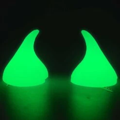 Horror Hair Horns - Glow In Dark -Kreepsville Shop HHGL 6