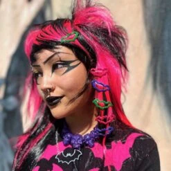 Bat Snap Hair Clips Multi Color 11 Bat Snap Hair Clips Multi Color -Kreepsville Shop HSCBMC 5