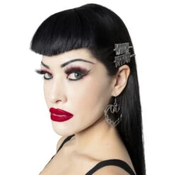 Witch Bitch Text Hair Slides -Kreepsville Shop HSTWB 3 32a2dcc2 2d9e 4ae1 9833 f77158a7b07e